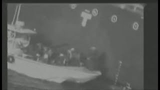 「イランがタンカーから機雷外した」　米軍が映像を公開
