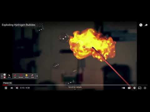 Exploding Hydrogen Bubbles