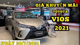 Bảng giá lăn bánh và khuyến mại mới nhất Toyota Vios 2021 ngày 20/7 | Giá Vios nào không đỡ được