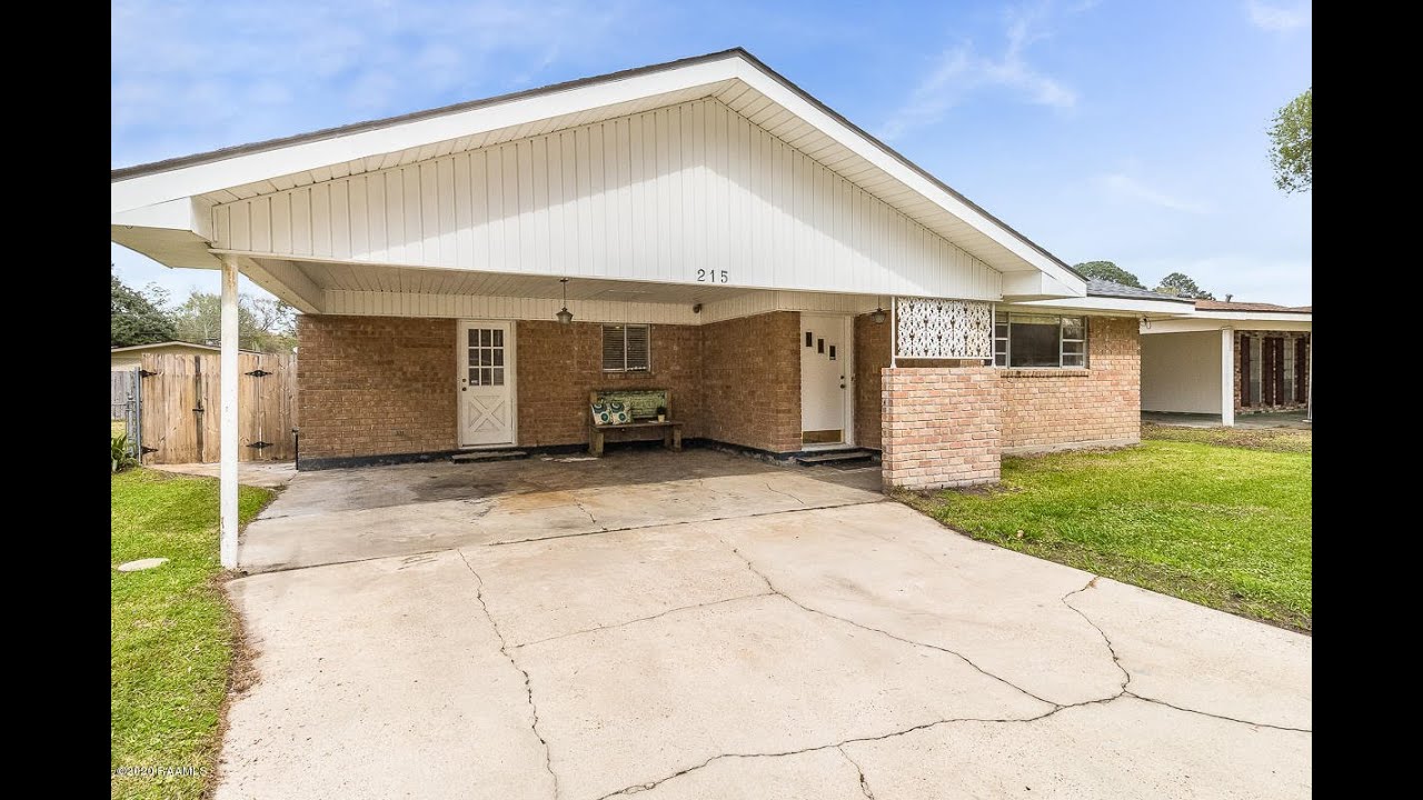 Residential for sale 215 Gerald Drive, Lafayette, LA 70503 YouTube
