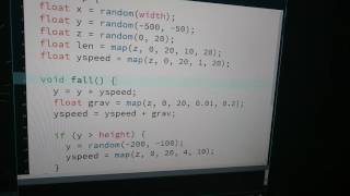 Purple Rain in Processing
