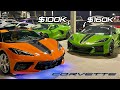 Z06 Corvette C8 Roswell Green Metallic Selling for $160 | Corvette C8 Amplify Orange Underglow 