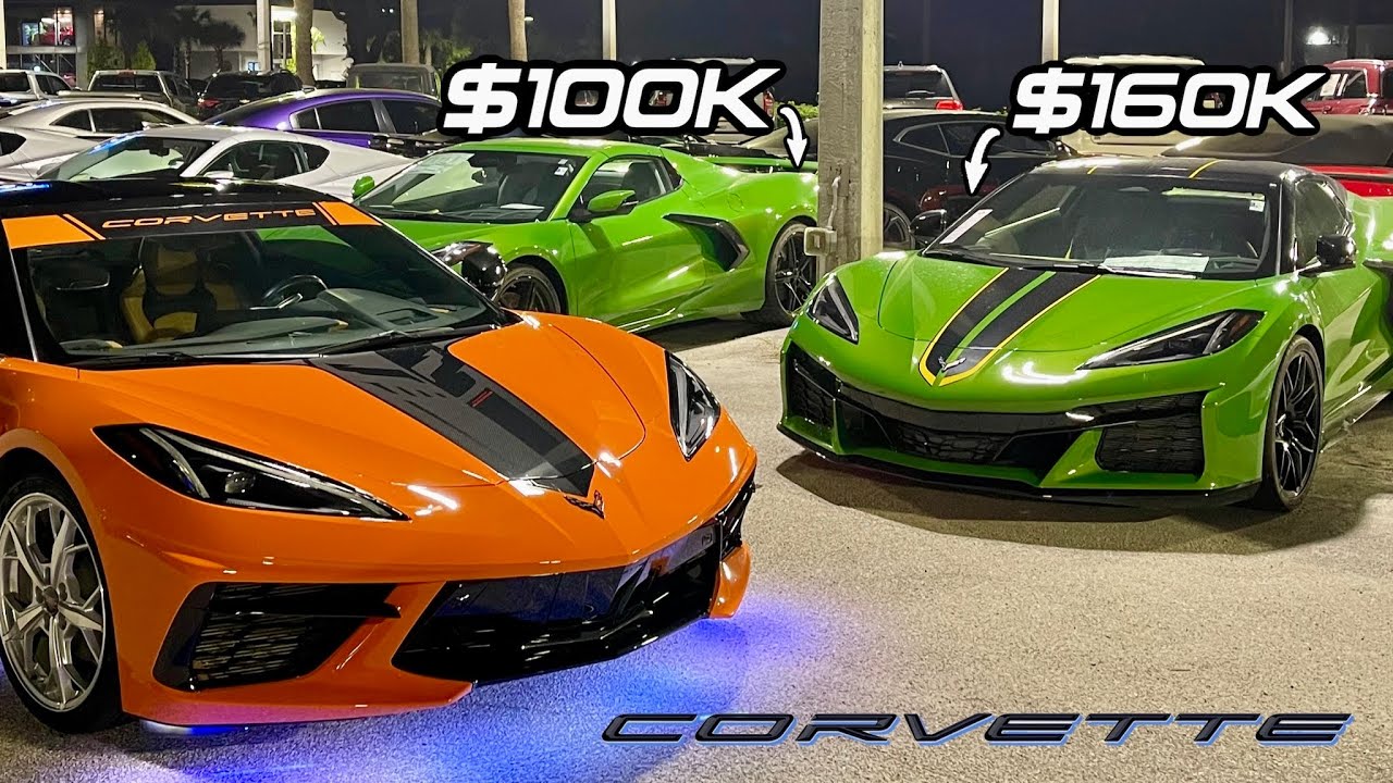 Z06 Corvette C8 Roswell Green Metallic Selling for $160 | Corvette