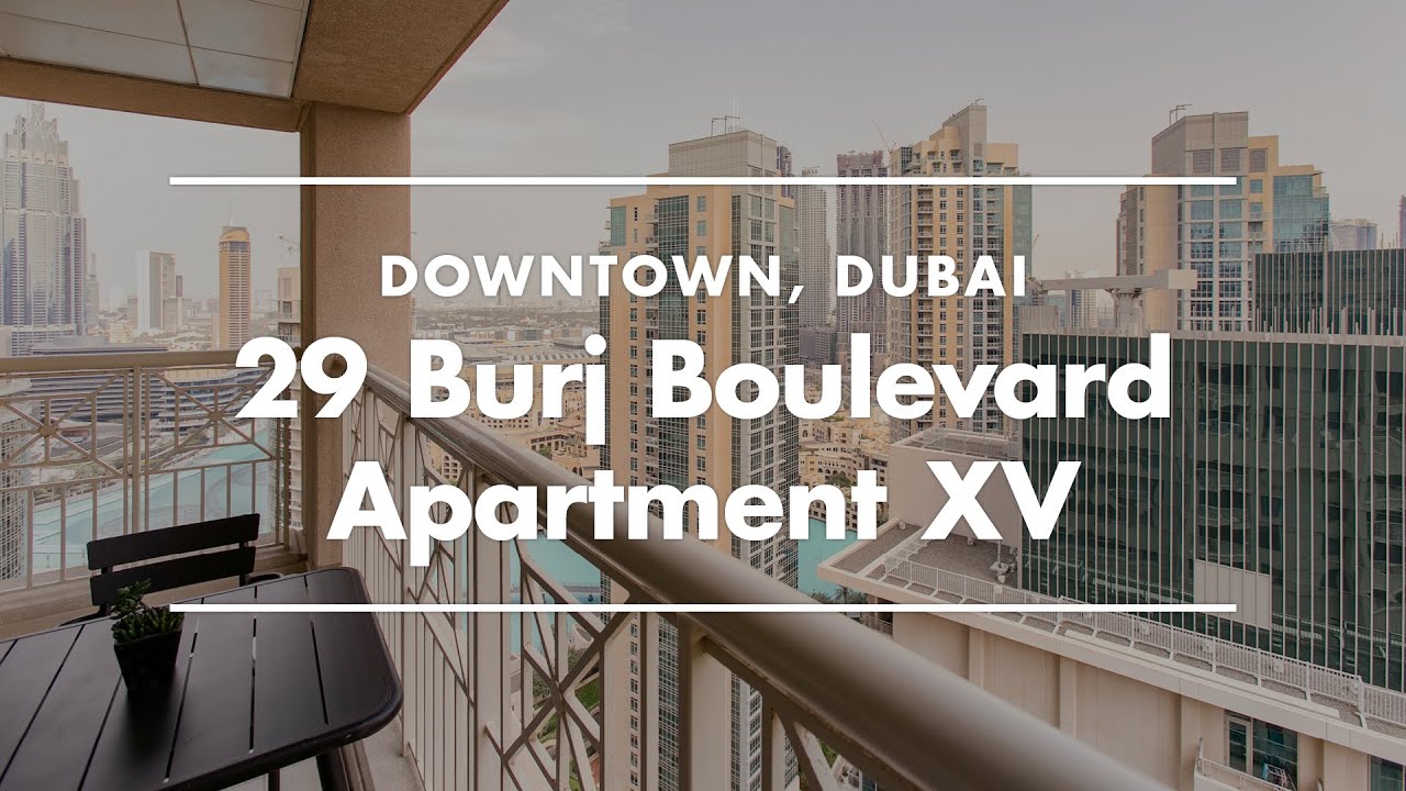 Apartment Tour in Dubai Furnished Two Bedroom Apartment in 29 Burj