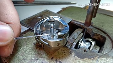 Nawala ba? Sa timing ang rotary hook ng single needle mo.alamain?