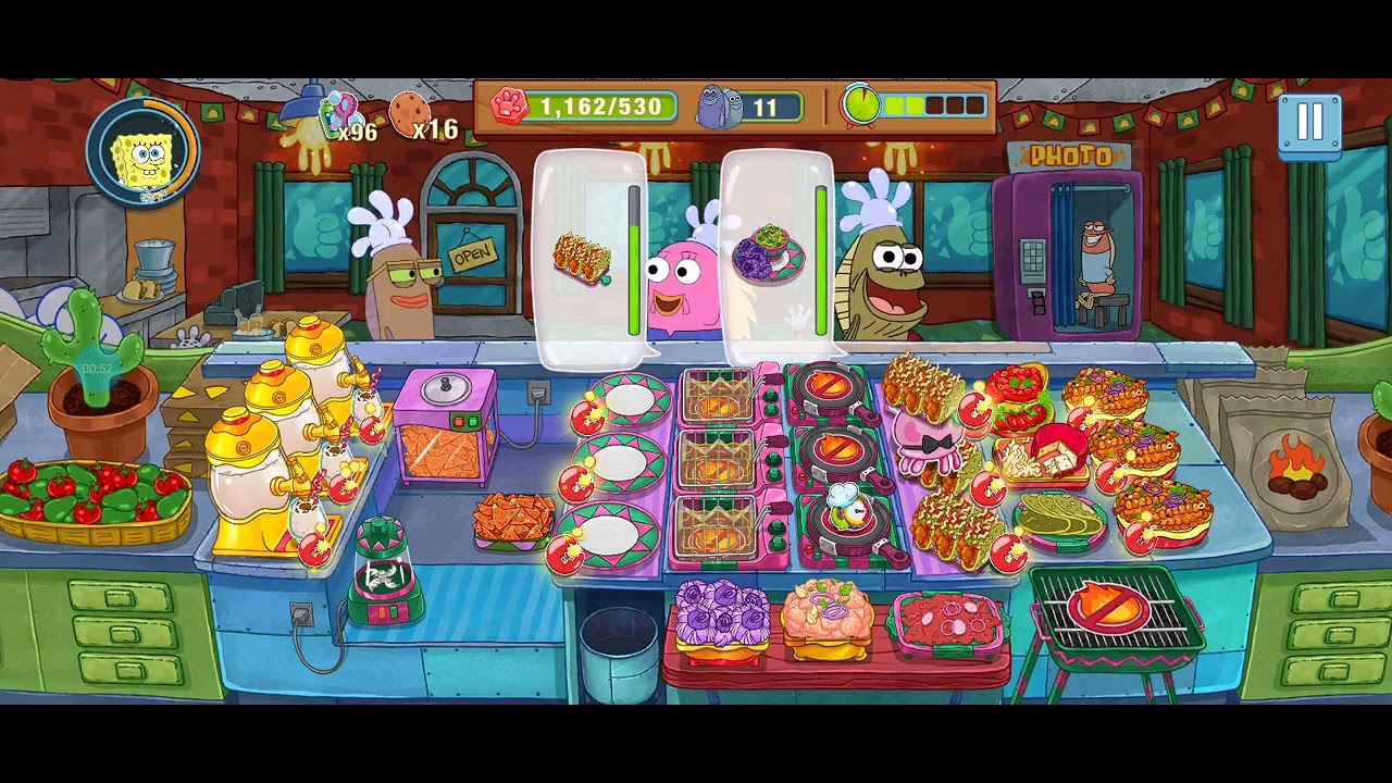 SpongeBob: Krusty Cook-Off -  Thumb Buddy's Tacos (Level 35/120)