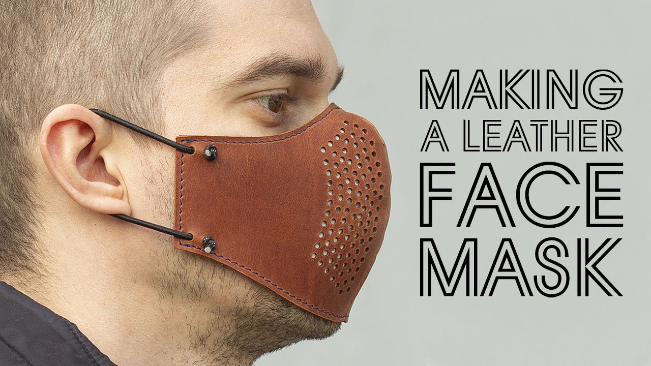 LEATHER FACE MASK. HOW TO MAKE IT. YouTube