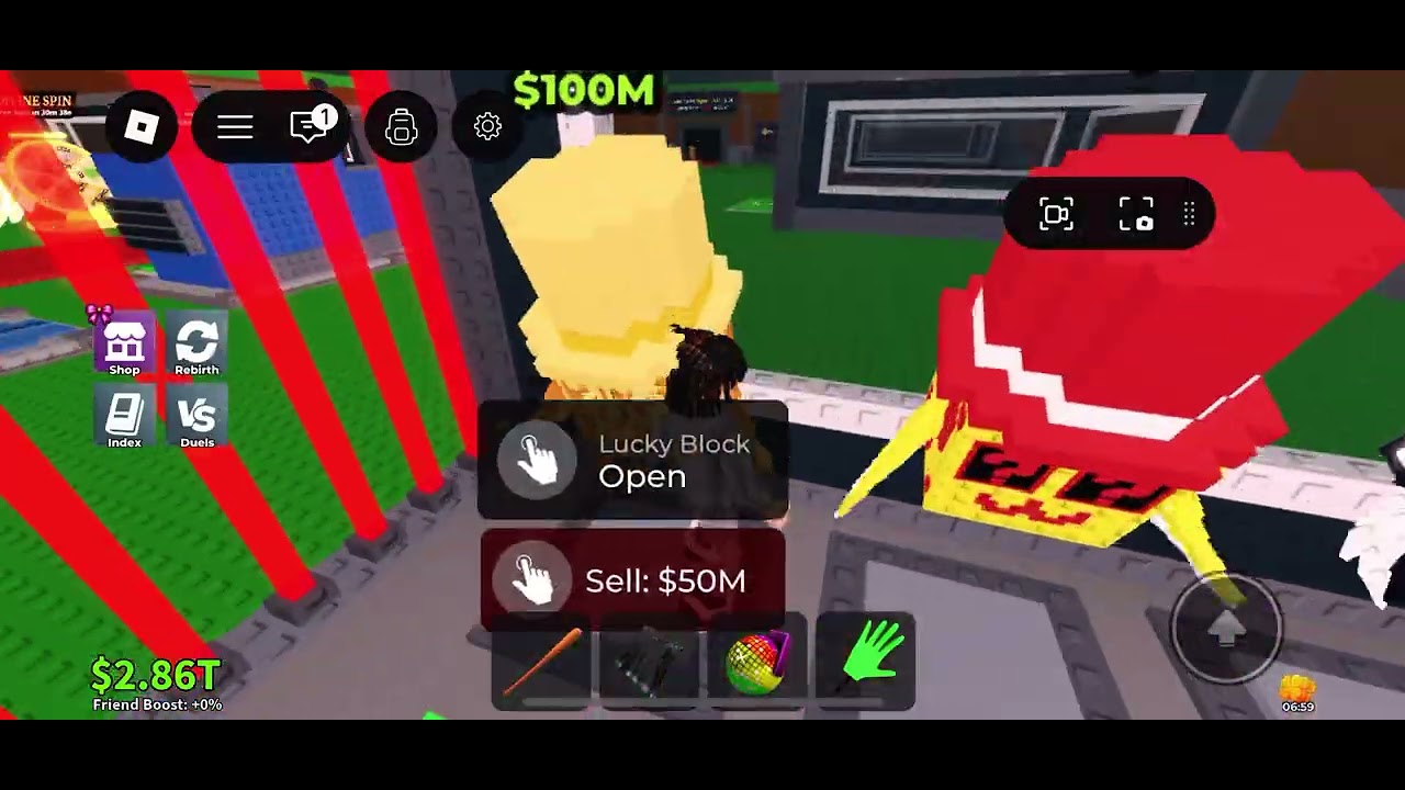 Playing steal a brainrot lucky blocks :D