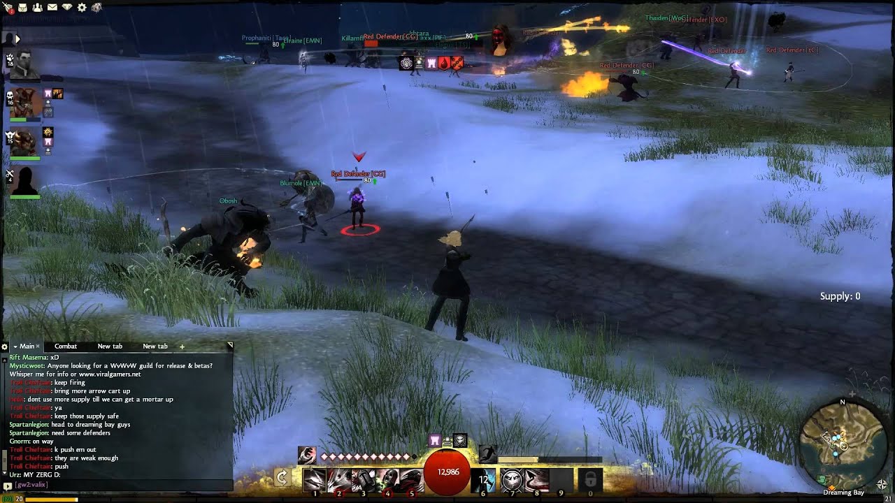 Channeled Wraath | Guild Wars 2 Defend the keep! Fight at Dreaming bay Part 3