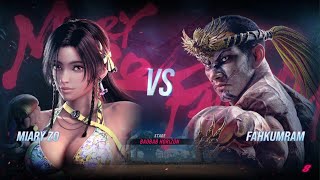 TEKKEN 8 Gamplay | Miary Zo VS Fahkumram (CPU) - Ultra Hard