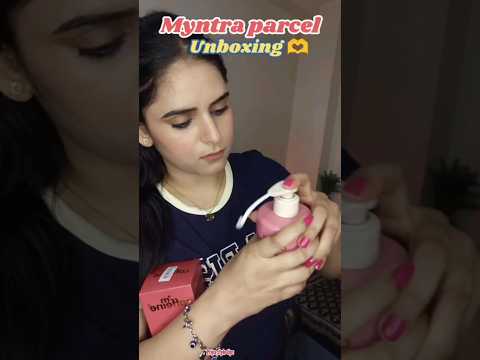 😍Skincare & Makeup Haul From Myntra 🛍️ #trending #shorts  #myntrahaul