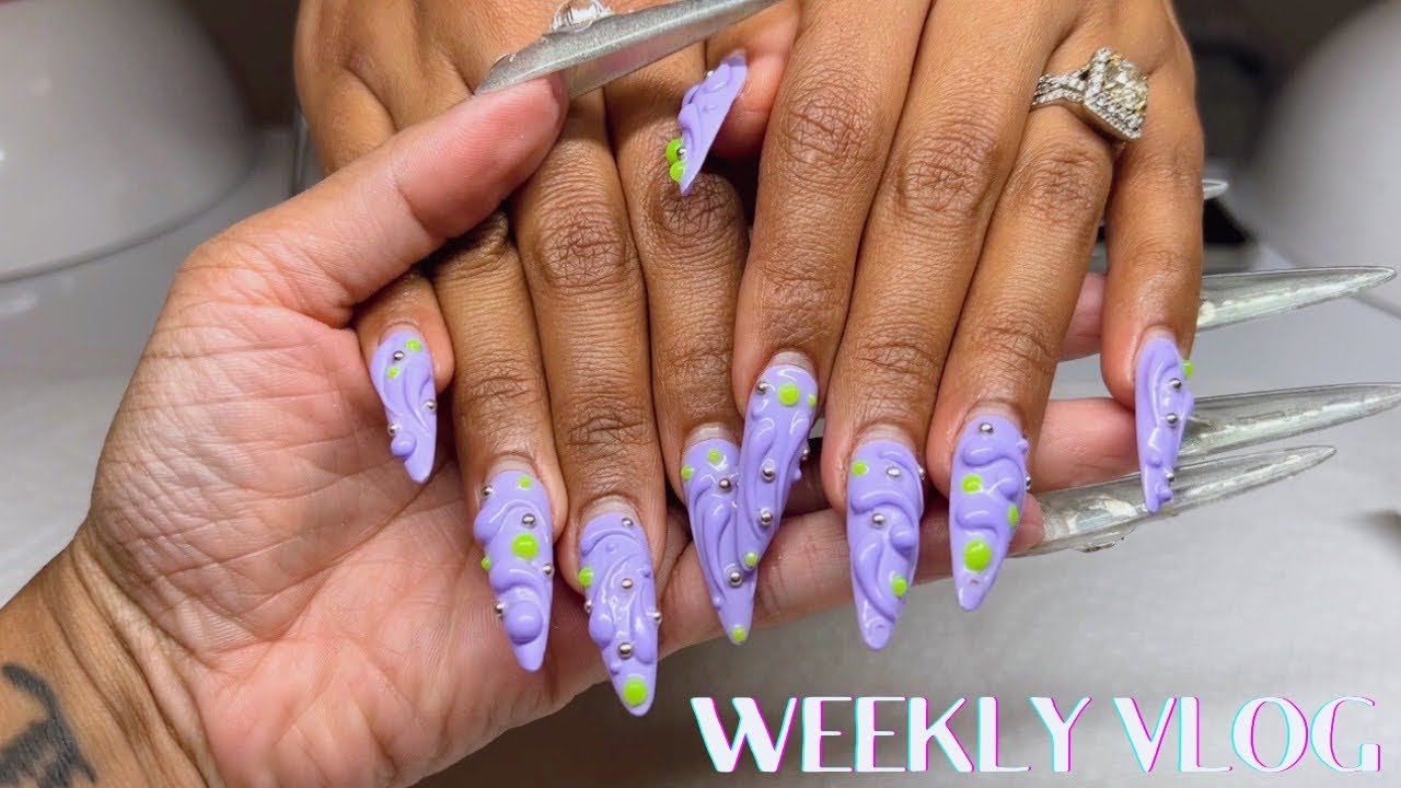 WEEKLY VLOG LIFE AS A NAIL TECH NYC