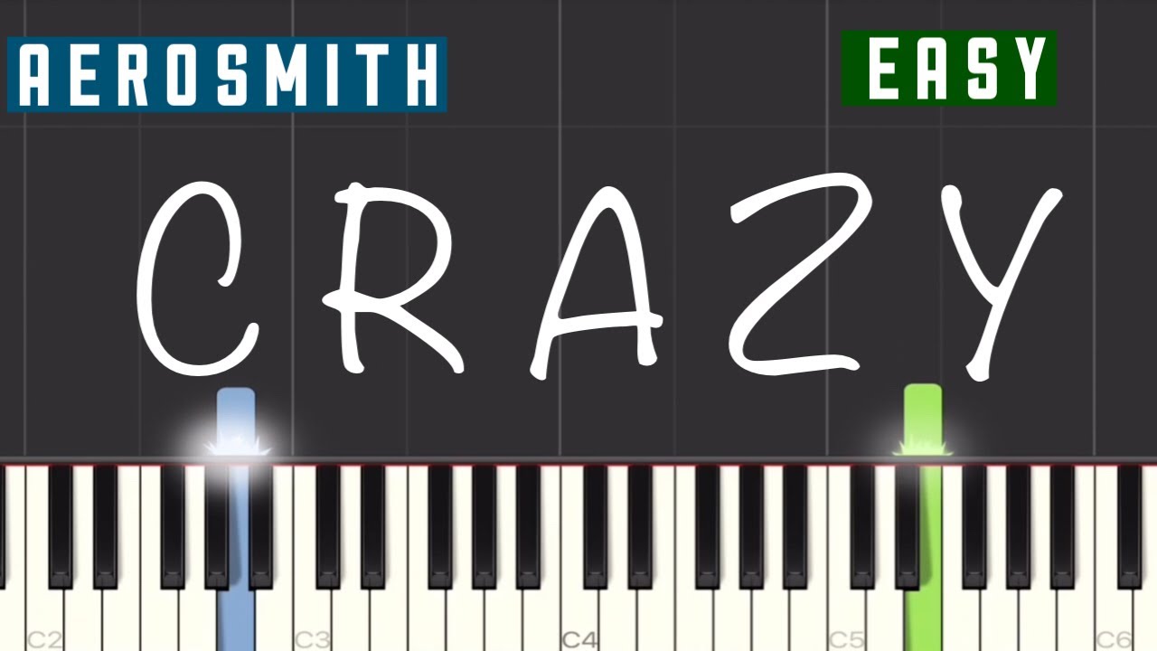 Crazy Sheet Music by Aerosmith for Piano/Keyboard and Voice