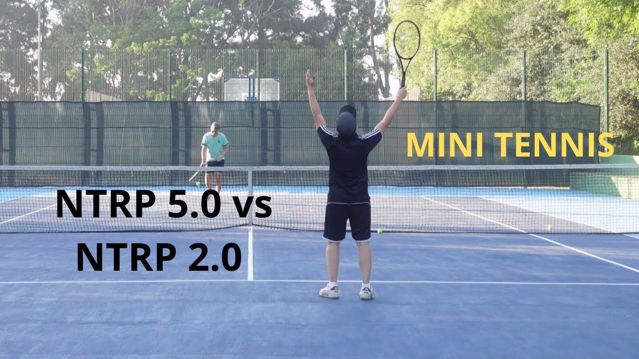 Tennis drill Mini Tennis Challenge