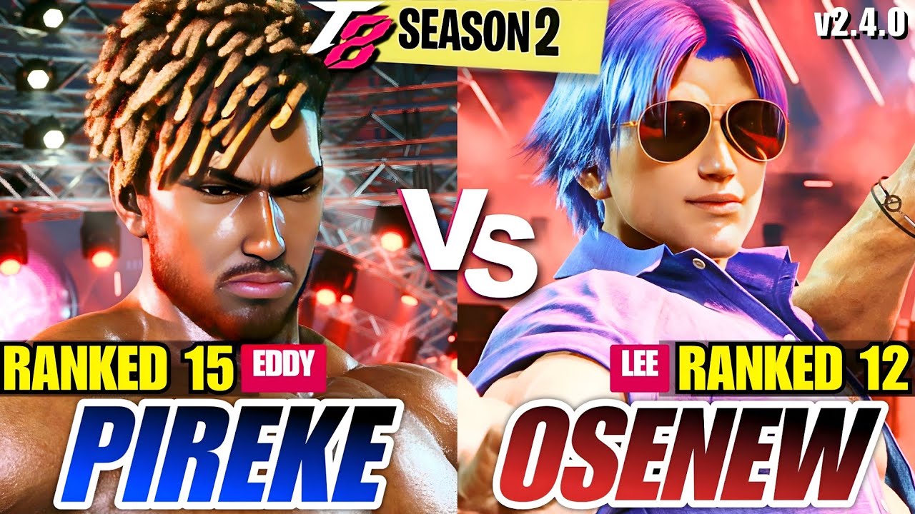 T8 | Pi Reke Chan (Eddy) vs Osenew (Lee) | Tekken 8 High Level Matches
