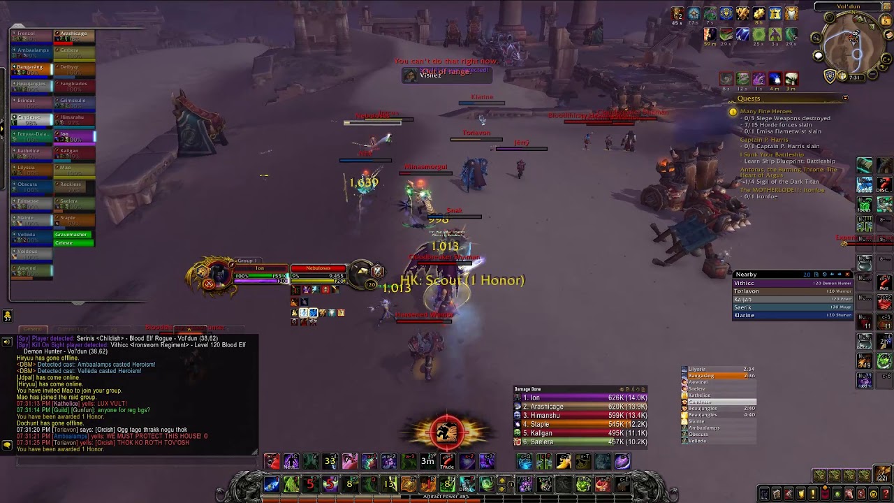 Fighting Ironsworn Regiment in Vol'dun Reloaded YouTube