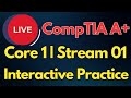 CompTIA A+ Core 1 Interactive Practice | Live Q&amp;A with Realtime Polls