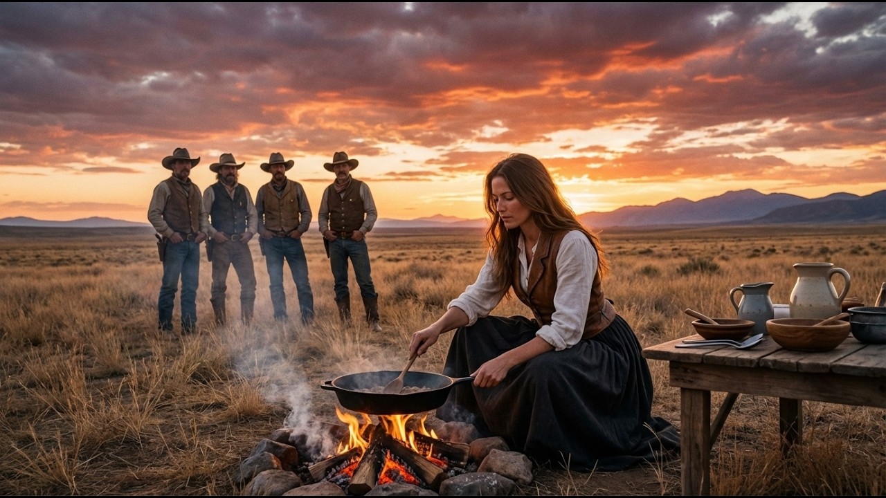 Aceptó cocinar para vaqueros… sin saber que el vaquero callado era dueño del rancho