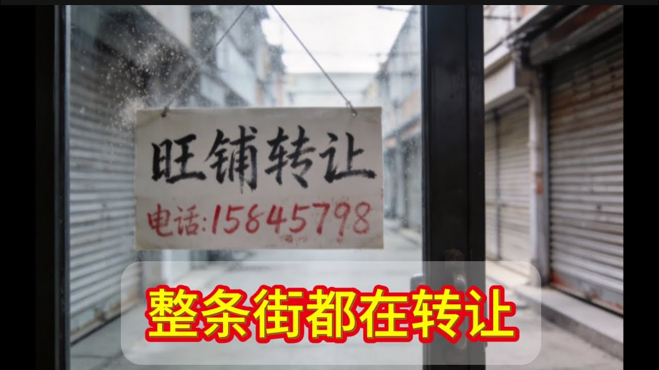 从空街看中国，越来越多的店关门，看的有点心酸😔｜Reaction Video