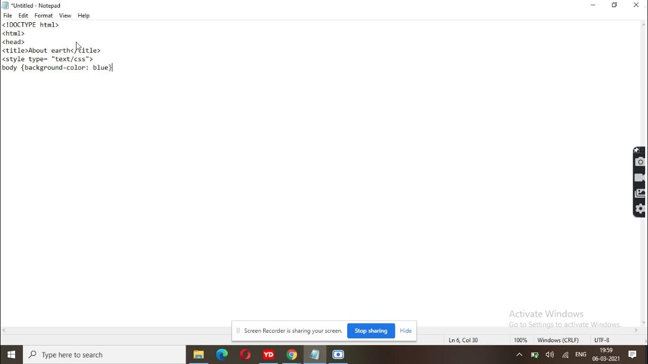 How to use html using notepad for beginners - YouTube
