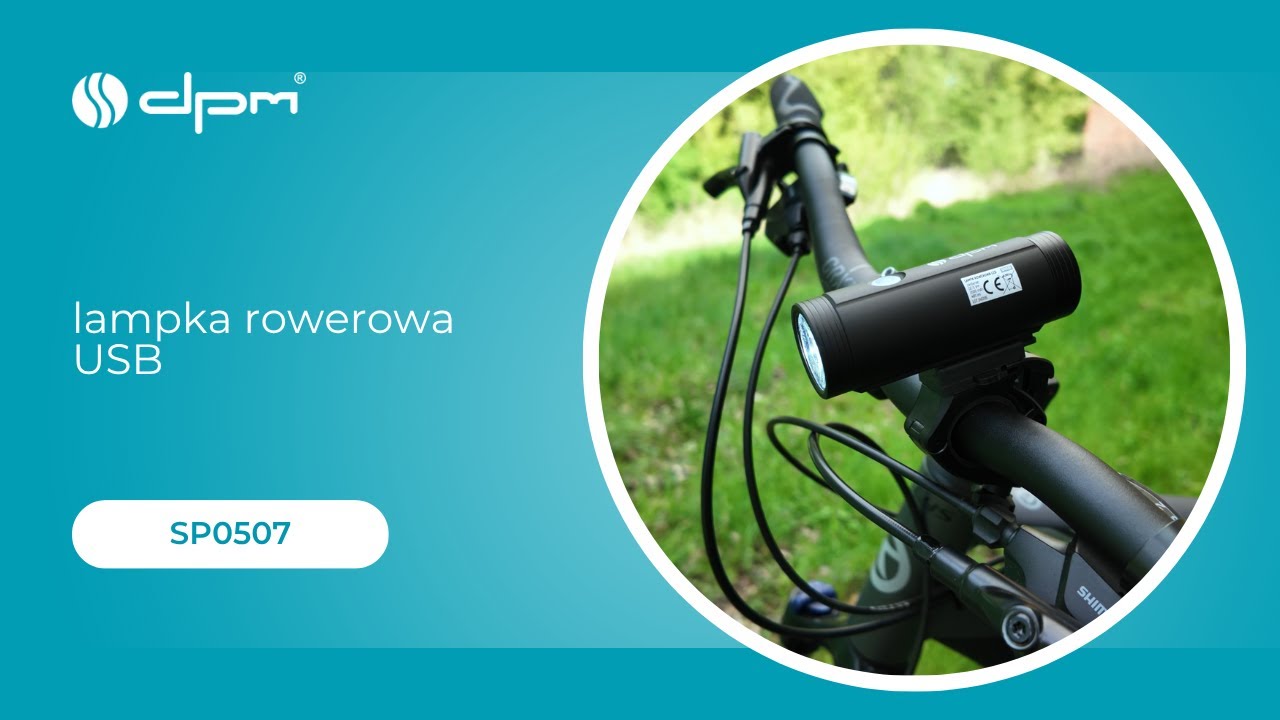 Mocna latarka rowerowa LED 400 lm – jazda nocą bez kompromisów! 🚴💡