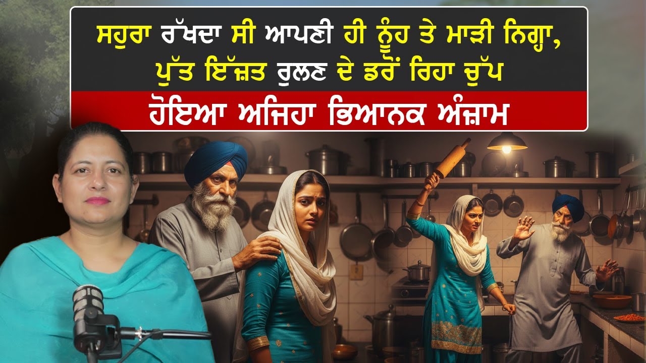 ਸਹੁਰਾ ਰੱਖਦਾ ਸੀ ਆਪਣੀ ਹੀ ਨੂੰਹ ਤੇ ਮਾੜੀ ਨਿਗ੍ਹਾ,ਪੁੱਤ ਇੱਜ਼ਤ ਰੁਲਣ ਦੇ ਡਰੋਂ ਰਿਹਾ ਚੁੱਪ