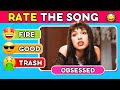 Rate the song   2024 top songs tier list  music quiz 7