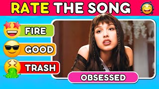 RATE THE SONG 🎵 2024 Top Songs Tier List | Music Quiz #7