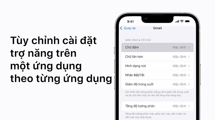 Cài đặt > trợ năng iphone