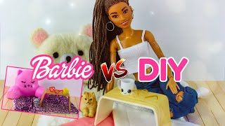 VERSUS: Barbie Accessories Pack VS DIY Accessories | Needle Felting