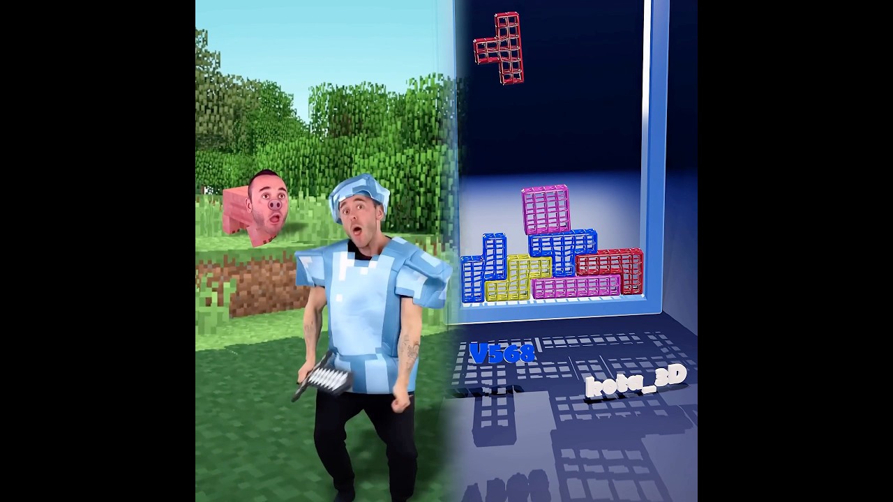 When Minecraft players act cool…@VicStone-j1c