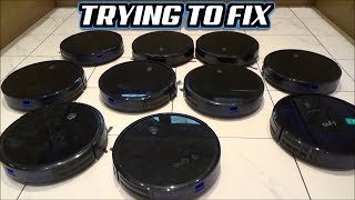 Trying to FIX: Joblot of 10x Faulty Robotic Vacuum Cleaners