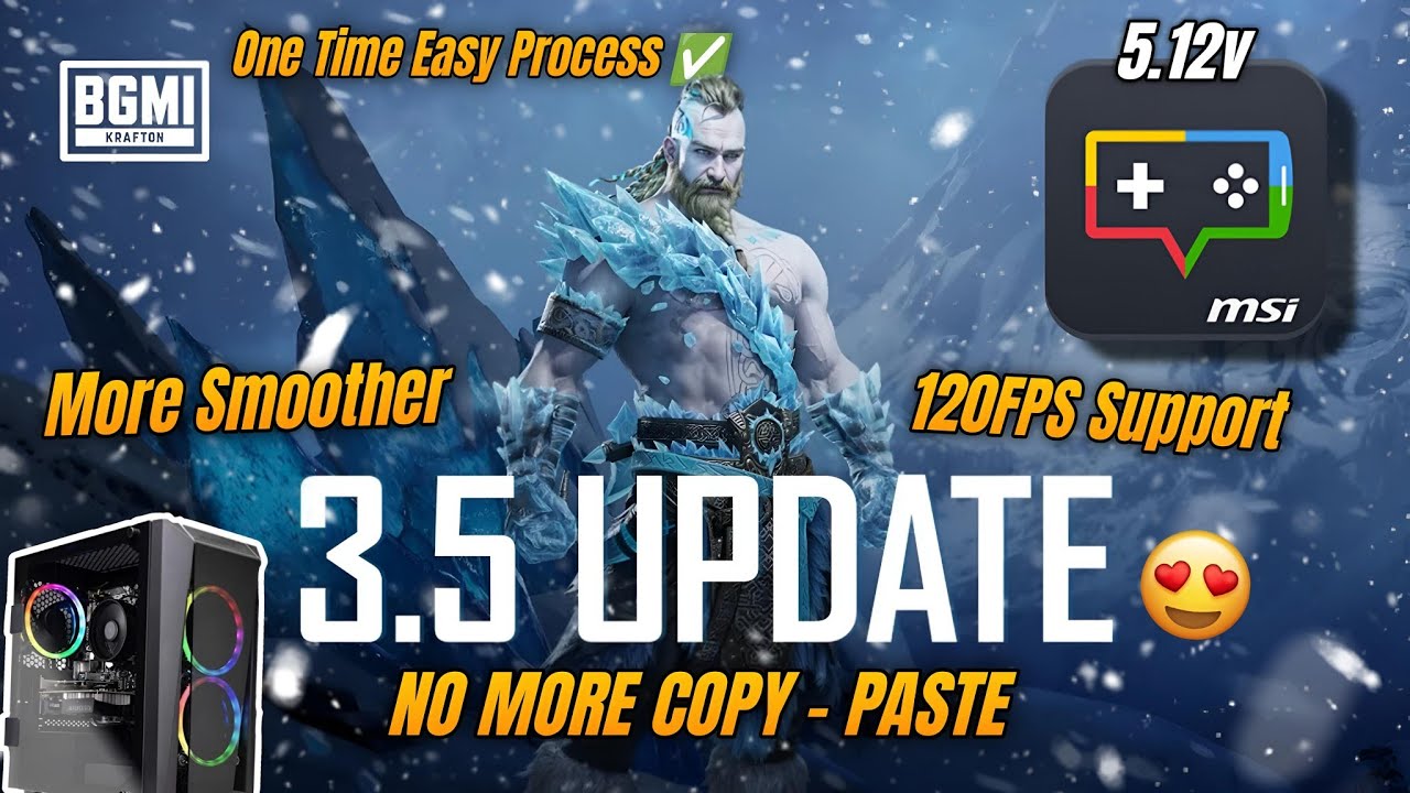 How to play BGMI 3.5 on PC with EMULATOR | Msi App Player ( Latest ...