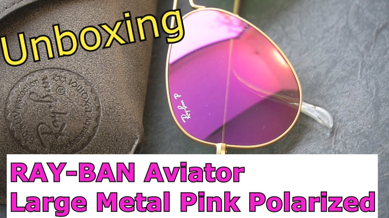 Ray Ban Polarized Pink Aviator Large Ray-Ban RBR0101S Aviator Reverse Sunglasses | LensCrafters main image 2