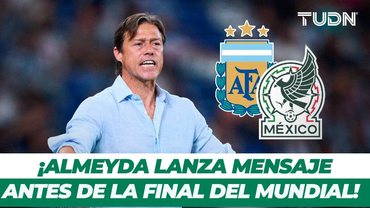 Matías Almeyda cuestiona la rivalidad entre Argentina y México previo a la Final | TUDN