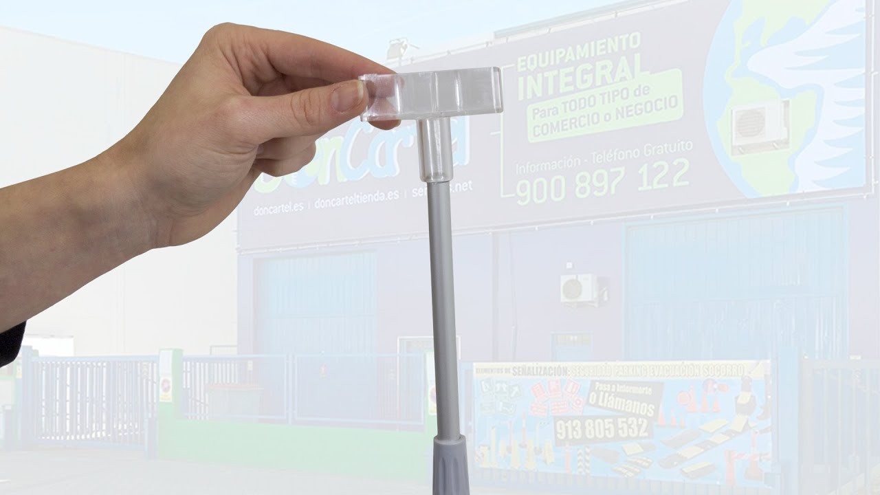 Porta gráficas para acoplar a soportes telescopicos PLV