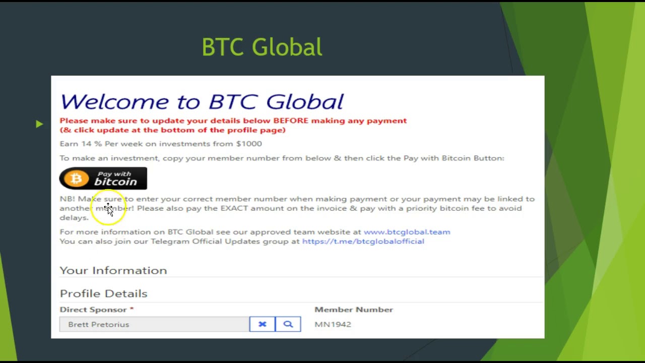 the btc global login