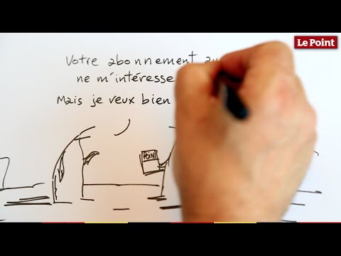 Ref:Pg1dQXF2XBM Rencontre avec Xavier Gorce, le dessinateur de pingouins