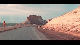 I - 80 Green River Wyoming! TRUCKER WIFE AMAZED RIDE THROUGH THE TUNNEL CANYONS