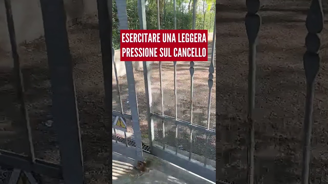 Sblocco cancello Key