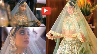 Janhvi Kapoor Is A Gorgeous Bride In New Photoshoot Janhvi Kapoor Photoshoot By Manish Malhotra