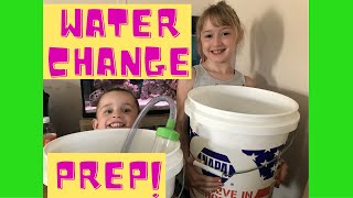 How I Prepare for Water Changes in My Aquarium! || Saltwater Fish Tank!