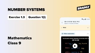 Number Systems | All In One Mathematics | Class 9 | Mathematics | Exercise 1.3 Q.1(i)