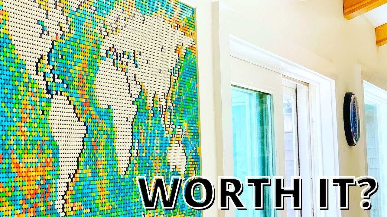 BIGGEST LEGO SET EVER!! -- LEGO ART 31203 WORLD MAP REVIEW 