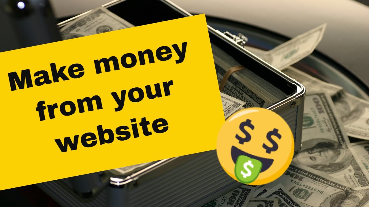 How to make money on the website