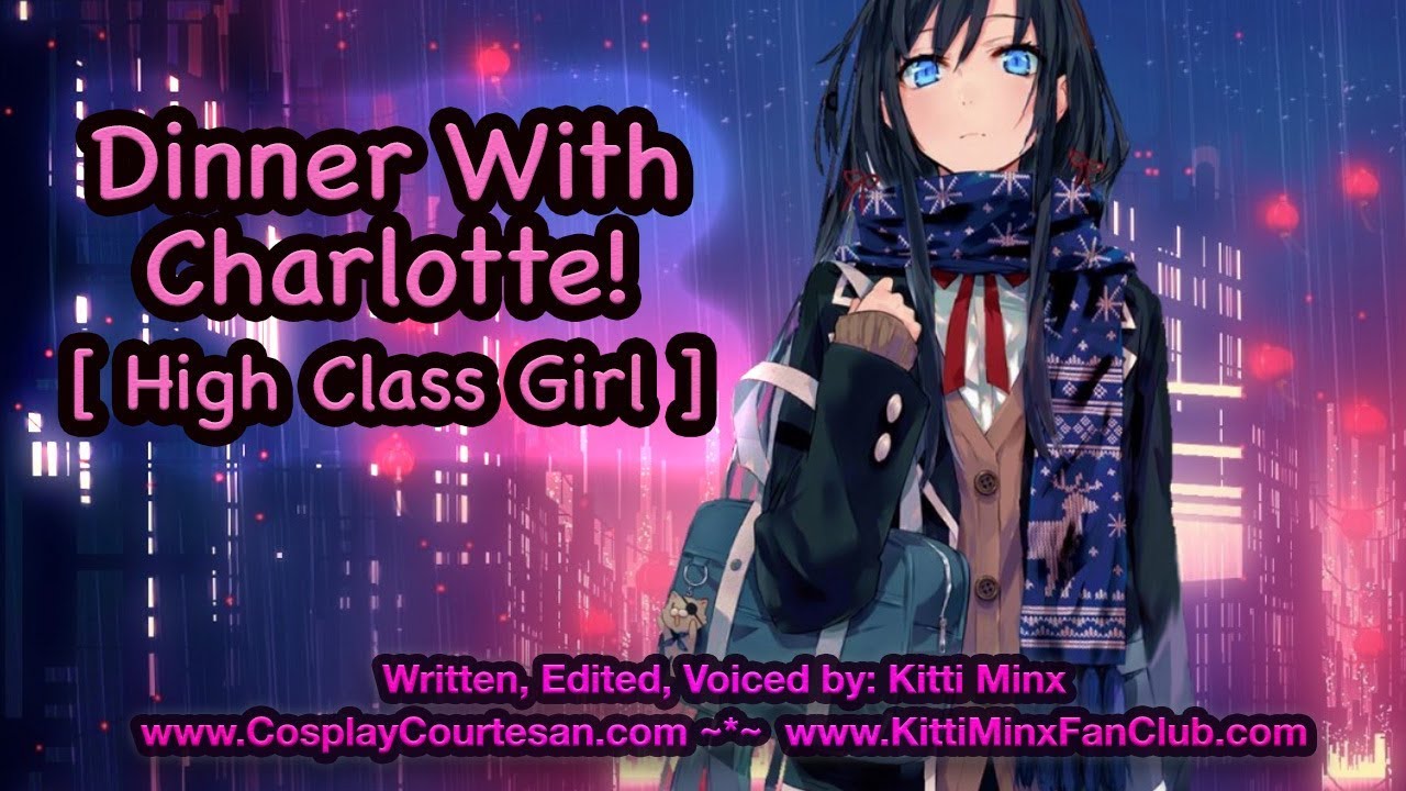 Kitti Minx ASMR - Dinner Date With Charlotte! [ Upscale Girl ] Audio Roleplay [ Mature ]