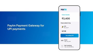Accept UPI Payments with Paytm Payment Gateway