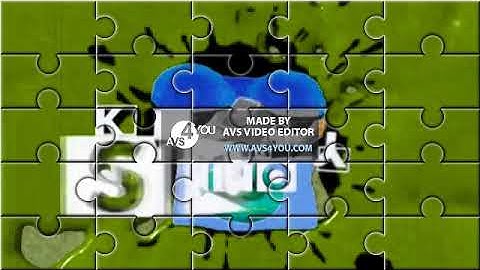 New Klasky Csupo Robot Logo In Puzzle Invert Color Effect But With Pitch Sound