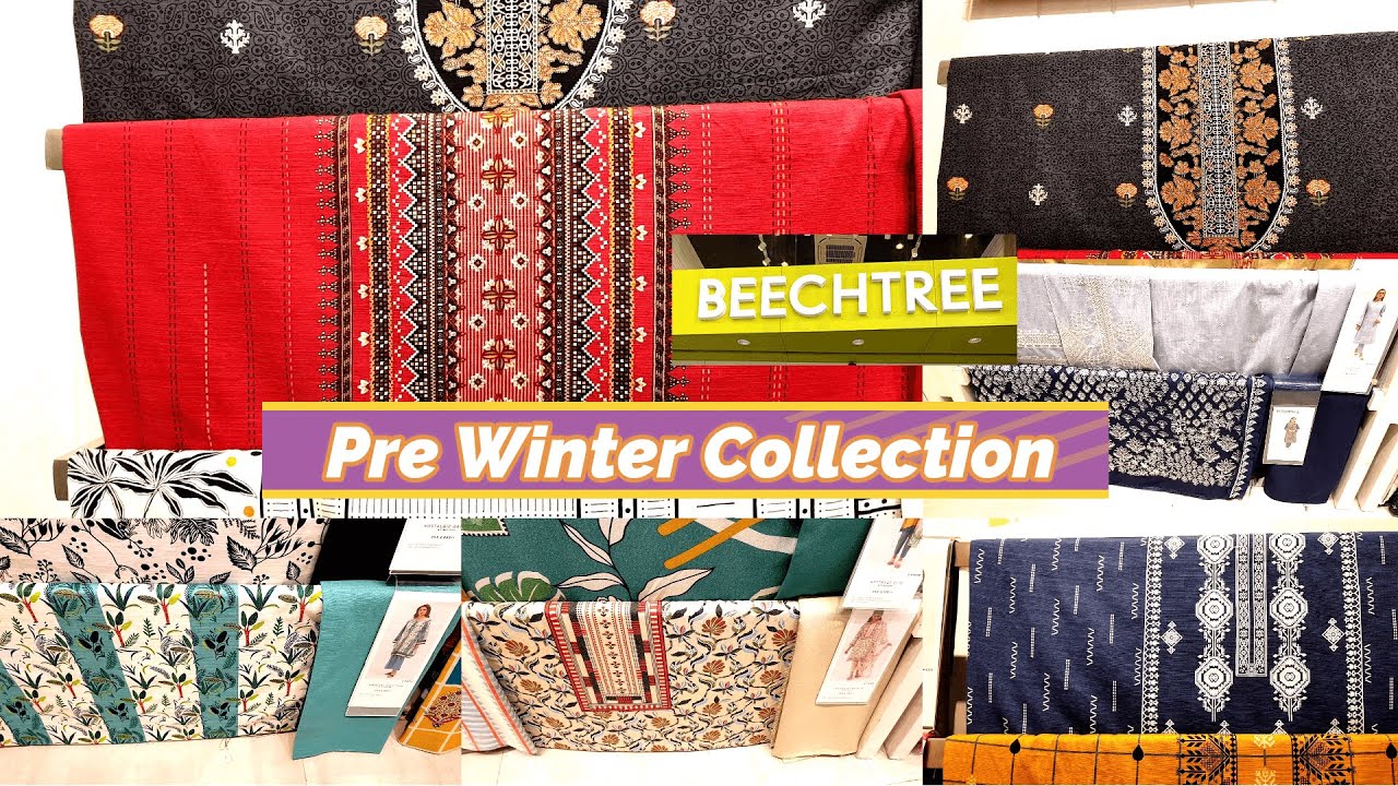 Beechtree Pre Fall Unstitched 2021 || Beechtree Winter Collection 2021
