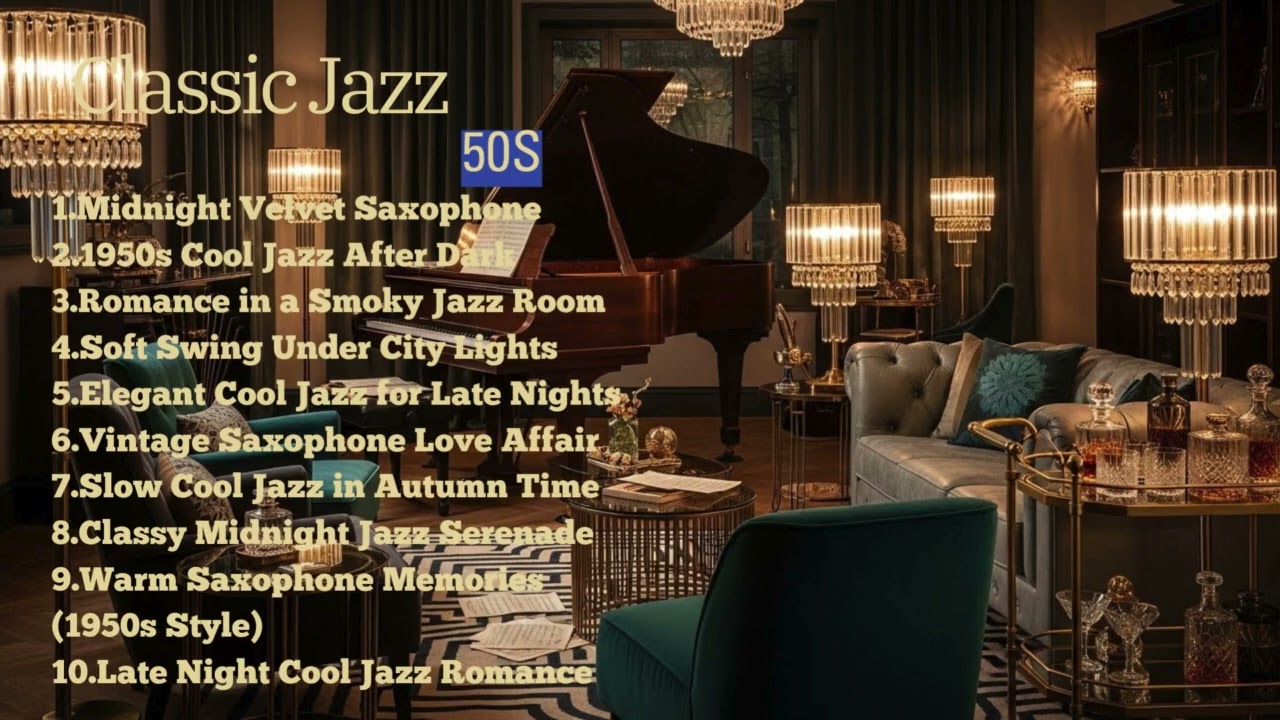 1950s Jazz Club | Cool Swing & Smooth Night Vibes